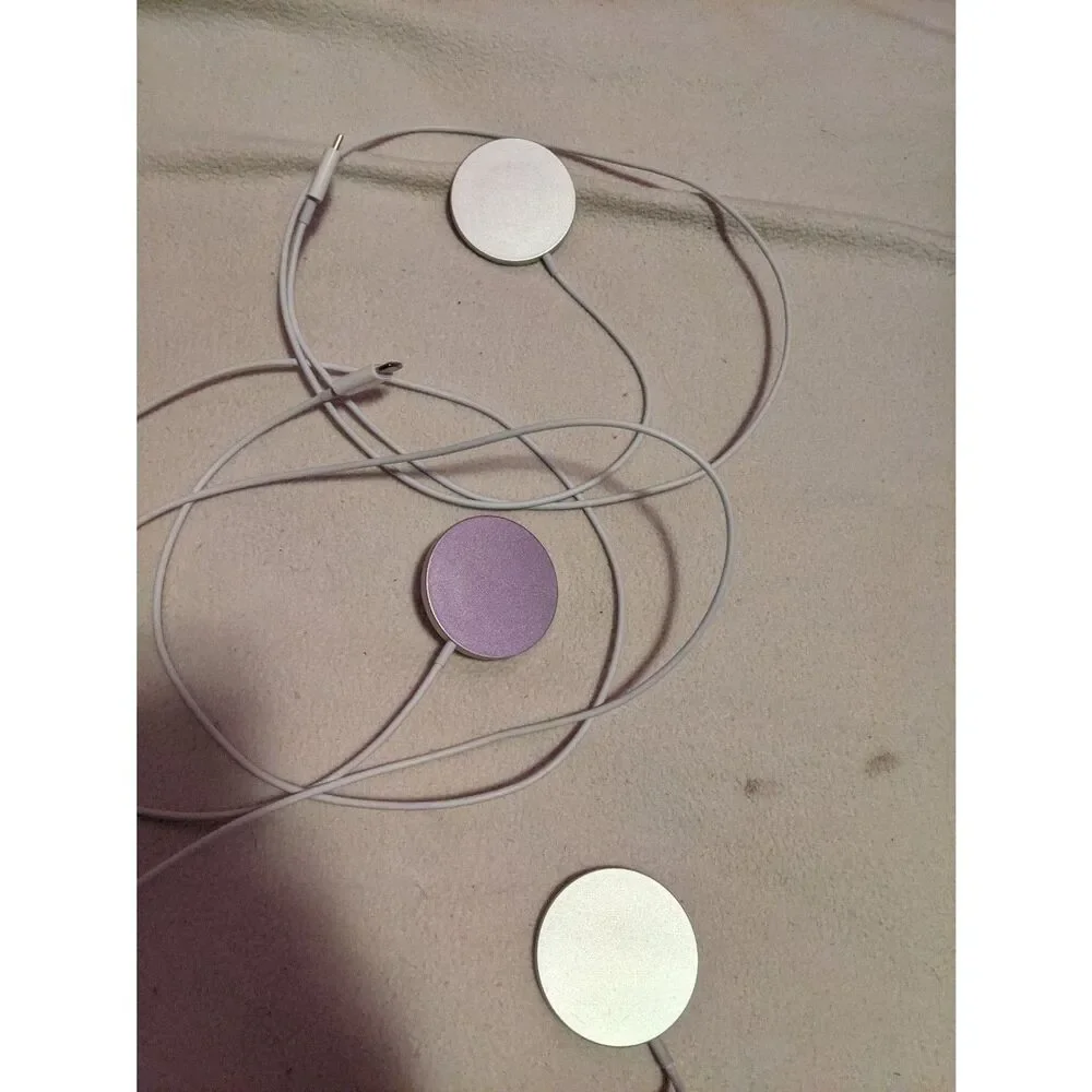 Lot of 3 Magnetic Wireless Chargers USB-C MagSafe Compatible
